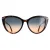 Tom Ford FT0915 Isabella 55P gekleurde havannagroene zonnebril met kleurverloop