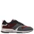 Scotch & Soda suède sneaker met meerkleurige print donkerbruin