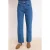 TRENDYOLMİLLA Dames Blauw Effen Recht Normale taille Jeans