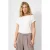 QS gebloemde T-shirt ecru