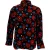 Saint Laurent overhemd van crêpe met bloemenprint in zwarte viscose