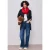 Street One Dames Sjaal met lus in effen kleur in Rood