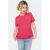 ONLY T-shirt met backprint roze