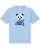 Watapparel Shirt ‘Panda’  lichtblauw / gemengde kleuren