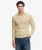 Gebreide Cable Poloshirt Relaxed Pasvorm Crème
