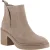 Hush Puppies Felicia Suède Dames Taupe Hak Chelsea Boots