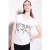 PINKO Zurine T-shirt Jersey Di Coton Radiant White