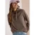 Effen sweatshirt met capuchon