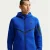 Nike Heren-hoodie met ritssluiting en chevronpatroon (Retro Koninklijk)