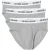 Guess Gewone herenslip met logo (set van 3) (Grijs)