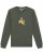 Watapparel Sweatshirt ‘Rainbow Banana’  kaki / donkergroen / gemengde kleuren
