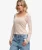Athletic Essentials Gestreept Shirt met Lange Mouwen Pink