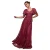 Gevonden kanten geborduurd jurk dames Goddiva Maxi