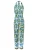 Ana Alcazar Jumpsuit ‘Winora’  cyaan blauw / citroengeel / wit