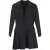 Valentino geplooide mini-jurk in zwart polyester