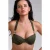 Marlies Dekkers Royal Navy Seaweed Green Plunge Balcony Bikini Top