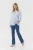 Blouse met lange mouwen Regular fit Cashmere Blue