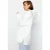 TRENDYOLMİLLA Dames Ecru Effen Lang Oversized Sweatshirts