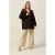Oltre Padded Hooded Parka Jacket Brown