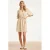 Smashed Lemon korte jurk beige