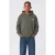 Petrol Industries hoodie met backprint – grijsgroen