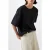 French Connection Capriana Crepe Top Blackout