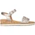 Gabor 758 Sandalen – Met Sleehak – Dames – Zilverkleurig –