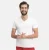 Bamboo Basics V-hals T-shirts 2pack Bamboo Optical White/Optic   2XL