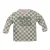 Z8 newborn longsleeve Luke met ruitprint groen/beige