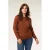 Miss Etam trui Letizia rib sweater bruin