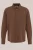 WE Fashion – Heren regular fit gebreid shirt – Regular fit – Lichtbruin – Katoen –