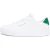 Tommy Hilfiger Heren-sportschoenen van ‘Pebble Grain Court’-leer (Wit, Groen)