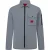Hugo Heren Logo Katoenen Overshirt (Grijs)