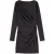 Scotch & Soda Draped Long Sleeve Dress Evening Black
