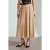 Hoge Taille Midi Rechte Crepe Rok