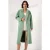 Oversized Dubbelgeknoopt Herringbone Lange Overjas