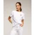T-shirt met een margrietjesprint op de voorkant en de tekst “have a good day” op de rug