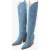 Wittchen Dames Cowboylaarzen Lang Lichtblauw Denim Lichtblauw Katoen