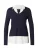 COMMA Trui  navy / wit