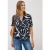 Cecil Dames Gedessineerde blouse in Blauw