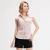 Mouwloos shirt met flappen op schouders