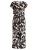 Betty & Co Jumpsuit  bruin / zwart / wit