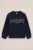 WE Fashion – Jongens relaxed fit sweater met embroidery – Relaxed Fit – Donkerblauw – Katoen –