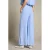 LOLALIZA loose fit gestreepte broek – lichtblauw