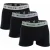 Nicce Heren Caleb Boxershorts (Set van 3) (Zwart)