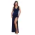 Strakke damesjurk Goddiva Front Wrap