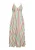 IZIA Zomerjurk  groen / sering / pink / natuurwit