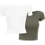 Urban Classics Dames geribd off shoulder t-shirt (set van 2)