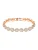 Swarovski Armband ‘Angelic’  rose-goud / wit