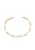 faina Armband  rose-goud / transparant